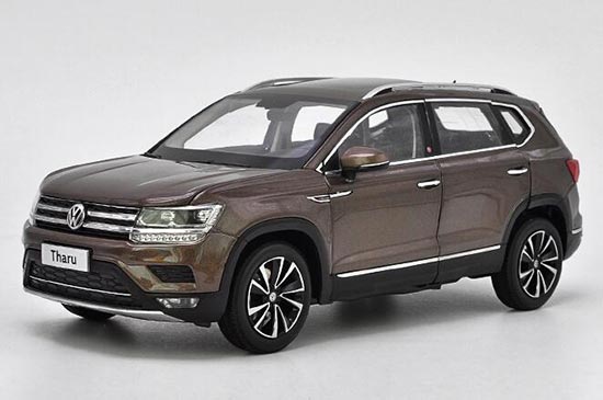 2019 Volkswagen Tharu Diecast Model in Brown