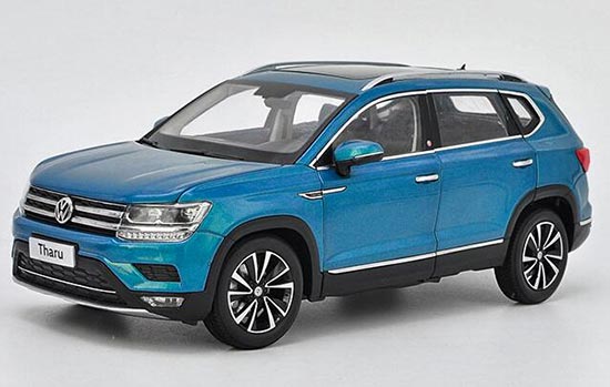 1/18 2019 Volkswagen Tharu Diecast Model in Blue