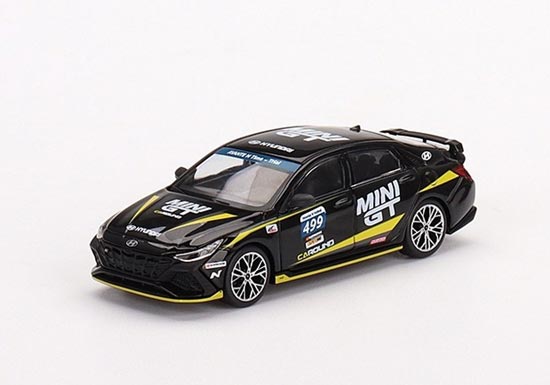 1/64 7th generation Hyundai Elantra Diecast Model in Black