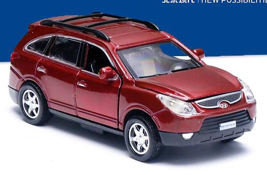 Hyundai Veracruz Diecast Toy in Red