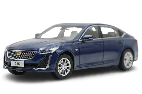 2020 Cadillac CT5 Diecast Model in Blue