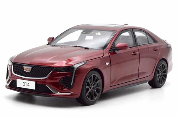 2020 Cadillac CT4 Diecast Model in Red