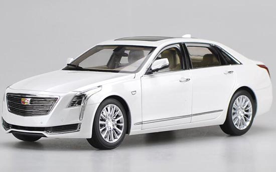 2016 Cadillac CT6 Diecast Model in White